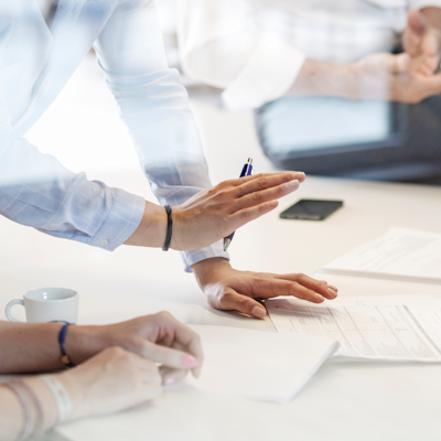 Illustratie vergadering